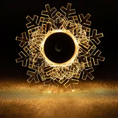 SNOWクリア【雪の結晶】 アクリルランタンシェード（シェードのみ） ゴム付属 キャンプ用品 チルランタン ミニマライト 透明 LEDランタン用 カバーキャンプ ギア ライト アウトドア インテリア 専用カスタムギア  着せ替えパーツ