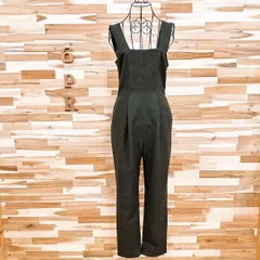 未使用【クラネ】 ウール ブレンド ツイード オールインワン サロペット カーキ