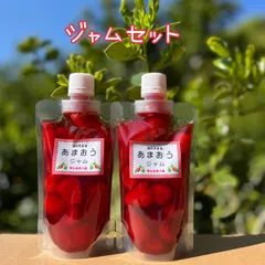 あまおうジャム　175g入２個　スパウト付パウチ入　福岡県産苺　いちご　ジャム　苺ジャム　手作りジャムのサムネイル