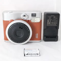 ☆美品☆ 富士フイルム FUJIFILM チェキ instax mini 90 ネオクラシック ブラウン INSTAX MINI 90 BROWN #4365