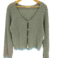 ミルクフェド MILKFED. 23SS SCALLOP HEM KNIT CARDIGAN スカロップ ヘム ニット カーディガン レディース ONE SIZE 