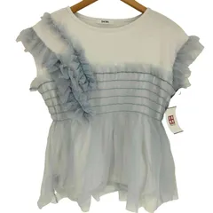 スナイデル snidel 24SS チュールドッキングカットソー プルオーバー レディース ONE SIZE 