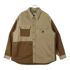TOMMY HILFIGER (トミーヒルフィガー) トーナルミックスシャケット TOMMY JEANS トミーヒルフィガー ジャケット・アウター ブルゾン・ジャンパー ベージュ