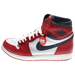 NIKE (ナイキ) AIR JORDAN 1 エアジョーダン1 ハイ OG ロスト & ファウンド シカゴ ハイカットスニーカー レッド/ホワイト US10.5/28.5cm DZ5485-612