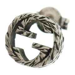 GUCCI (グッチ) インターロッキングG アラベスク ピアス 片耳のみ ピアス