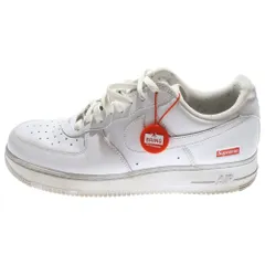 NIKE (ナイキ) ×SUPREME AIR FORCE 1 LOW CU9225-100 シュプリーム エアフォース ローカットスニーカー ホワイト US10.5/28.5cm
