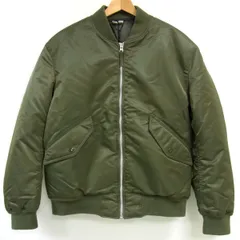 人気モデル レア16AW UNIQLO U ユニクロユー MA-1ブルゾン フライトジャケット 中綿入ボンバーJKT メンズ L