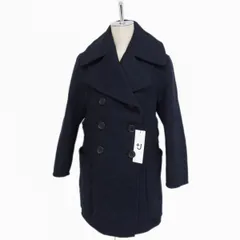 新品 定価24,900円◇UNIQLO×jilsander +J　ダブルフェイスピーコート ネイビー ユニクロ×ジルサンダー レディース