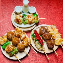 832 야키토리 세트 미니어처 음식 인형 집 장난감 인형 실바니아 바비 리카 넨도로이드 브라이스 오비츠 피규어 미니어처 페이크 푸드 에이미 숍
