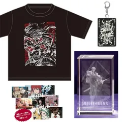 特典のみ GUILTY GEAR STRIVE Nintendo Switch Editionファミ通DXパック 3Dクリスタルセット TシャツXL　エビテン