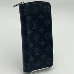 LOUIS VUITTON M62295 モノグラム エクリプス ヴェルティカル ジッピーウォレット A30