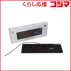 【 新品 未開封 】 MSI　ゲーミングキーボード　FORGEGK320REDJP 未使用 送料無料