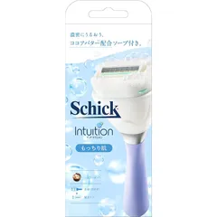 Schick(シック) イントゥイション もっちり肌 スリムホルダー(刃付き+替刃1コ)カミソリ 女性