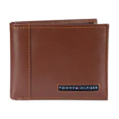 Tommy Hilfiger トミーフィルフィガー 財布 メンズ 財布 Men's Leather Ranger Passcase Wallet (Brown) (Tan) 