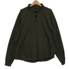 carhartt/カーハート ハーフジップ 長袖 オーバーサイズ ビッグシルエット ドミニカ製 メンズ XL グリーン