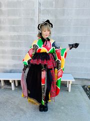 エリザベスワンピース ヘッドドレス セット エンジ 赤 ベイビーザ