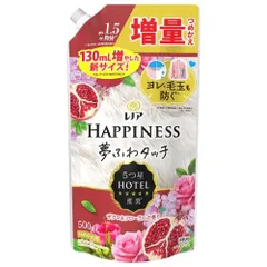 P&G レノア ハピネス 夢ふわタッチ 柔軟剤 ザクロ&フローラル 詰め替え用 500ml 