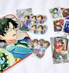 あんさんぶるスターズ！紅月 蓮巳 敬人 グッズ：中国あんさんぶるスターズ！！アクリルとるパカ ハート缶バッジ タオル