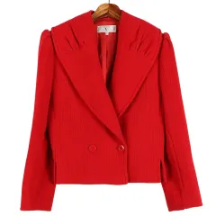 ヴァレンティノ VALENTINO 80s コーデュロイ ショート ジャケット 42 /k877