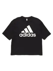 [アディダス] 半袖 Tシャツ エッセンシャルズ ビッグロゴTシャツ ENL36 レディース ブラック/ホワイト (HR4931) J/2XL [ブラック/ホワイト (HR4931)] [2XL]