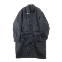 DIESEL (ディーゼル) バックル付き 断熱 コートジャケット ブラック 00S3S8