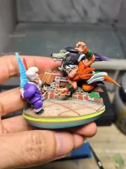 ドラゴンボール レジン - 天下一武道会 ヤムチャ vs 亀仙人 - カプセル サイズ