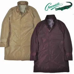 [クロコダイル] コート衿フードイン 軽量ウインドブレーカー タフタ裏付 ジャケット