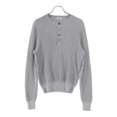 Gran Sasso (グランサッソ) ワッフル編み ヘンリーネックニット 57175 18174 グレーのサムネイル