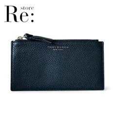 【良品】TORY BURCH　トリーバーチ　グレインドレザー　フラグメントケース　大型サイズ