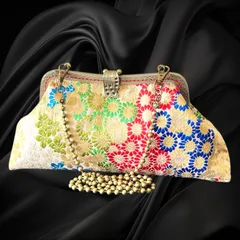 【No.625】着物リメイクバッグ、和風クラッチバッグ、着物ショルダーバッグ