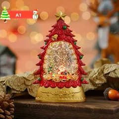 クリスマス 飾り 雰囲気 ランプ 照明 キャンドル ライト 写真 道具 ギフト 卓上 置物 オーナメント