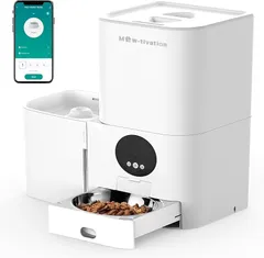 MY202 自動給餌器 Mew-tivation 2in1一体型・自動給餌器 猫 中小型犬用