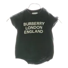 BURBERRY (バーバリー) フロントロゴプリント ロンパース キッズ
