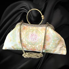 【No.628】着物リメイクバッグ、和風オリジナルバッグ、着物ショルダーバッグ