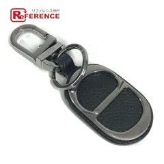 Dior ディオール キーホルダー CD ロゴ レザー ブラック