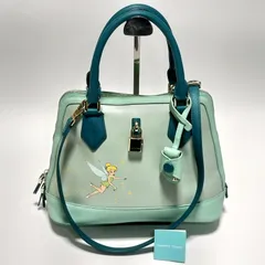 Samantha Thavasa　ディズニー100 セレブレーション　2way ショルダーバッグ ハンドバック　ライトグリーン ミントグリーン　DISNEY　ティンカーベル　南京錠　チャーム　ディズニー創立100周年記念