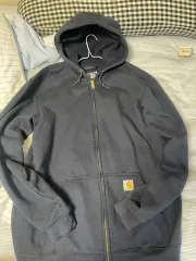 Carhartt カーハート / フードジップアップ M (L XL) ネイビー