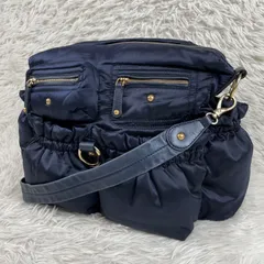 TOD’S トッズ　パファナイロン 2way ショルダーバッグ　パシュミー ゴールド金具　A4  ハンドバッグ　大容量　レザー