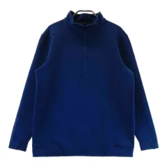 サイズ：LG UNDER ARMOUR アンダーアーマー  ハーフジップ長袖Tシャツ  ネイビー系 [240101558227] ゴルフウェア メンズ ストスト