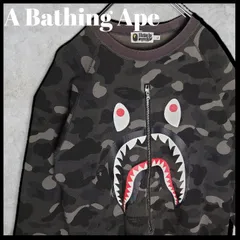 ✨ A Bathing Ape アベイシングエイプ XLサイズ シャーク カモフラージュ トレーナー スウェット