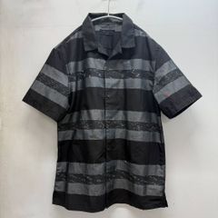 N.HOOLYWOOD 総柄オープンカラーシャツ 38 グレー開襟シャツ - メルカリ