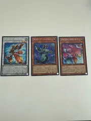 遊戯王　スクラップ・ウォリアー　スクラップ・シンクロン　クロスロードランナー　シク　3枚セット