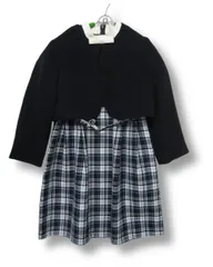 ④【極美品】【1度のみ着用】組曲　KUMIKYOKU ワンピース セットアップ /ジャケット+ワンピース/110-120サイズ/フォーマル 発表会 ドレス ■管理番号L29508SSS26-251115-803（990）