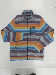 used  L.L.beanストライプ柄フルジップアップ