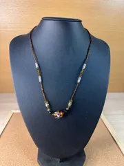 アンティーク調ハンドメイドビーズネックレス