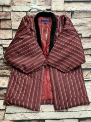 送料無料！『人気の格子柄』ふわふわ軽くて柔らかな着心地！レディース先染め半天Ｂ１枚