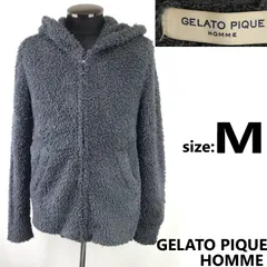 GELATO PIQUE HOMME/ジェラートピケ オム★フリースパーカー【メンズM/グレー/gray】ルームウェア/ジェラピケ/Tops/hoodie/jacket◆BJ113-b<sale>