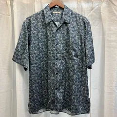 UNITED ARROWS (ユナイテッドアローズ) MANTERO社 開襟 オープンカラー シャツ 半袖 サイズL 古着