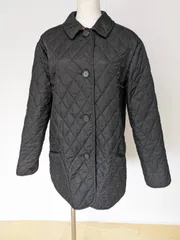 【値下げ交渉歓迎】BURBERRY LONDON オールドバーバリー キルティングジャケット イングランド製 黒 英国製 B-22