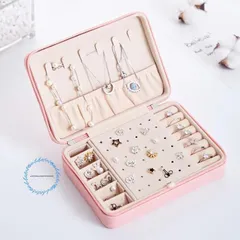 ジュエリーボックス アクセサリーケース アクセサリー収納 コンパクト ピアス ネックレス 指輪 保管 携帯 小物入れ 可愛い 旅行 大容量 宝石箱